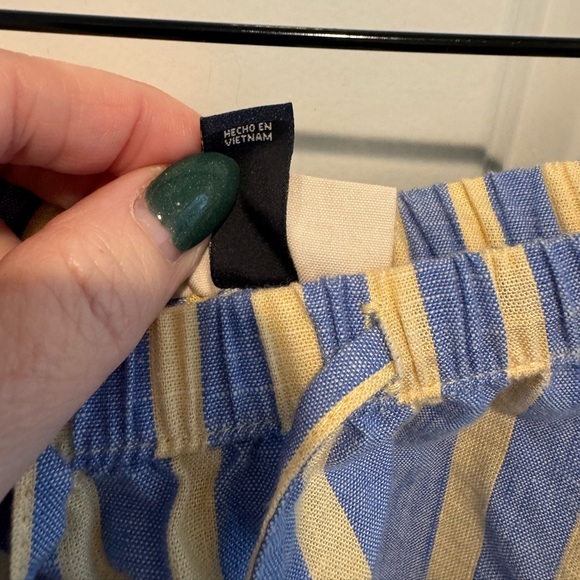 Universal Thread Blue and Yellow Striped Skirt Size S - Picture 6 of 13